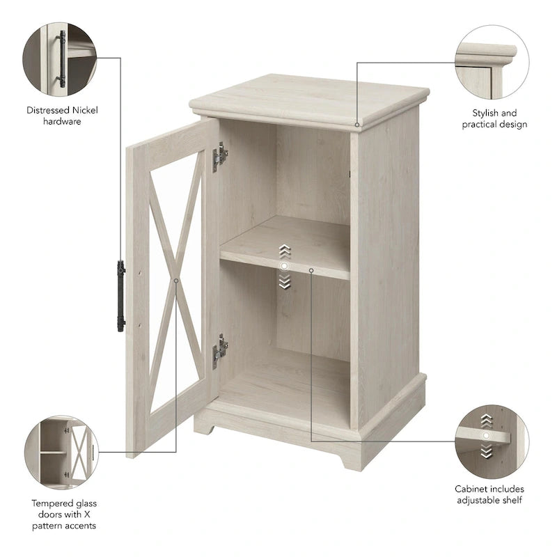 Petite Table d'appoint de ferme avec rangement