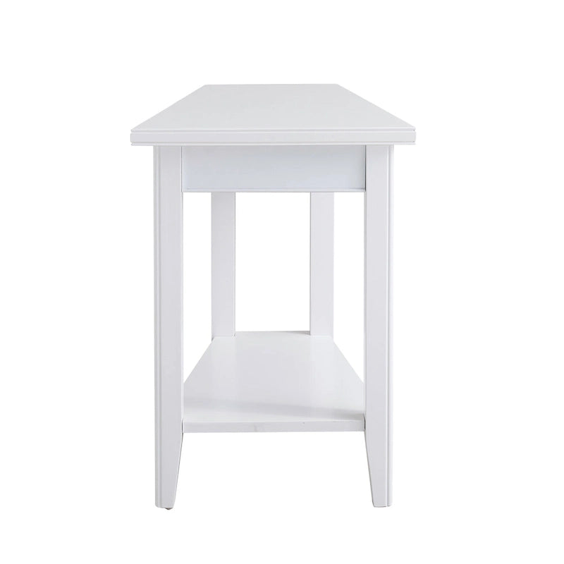 Table d'appoint compensée pour fauteuil inclinable avec étagère de présentation