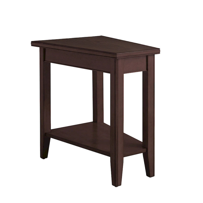 Table d'appoint compensée pour fauteuil inclinable avec étagère de présentation