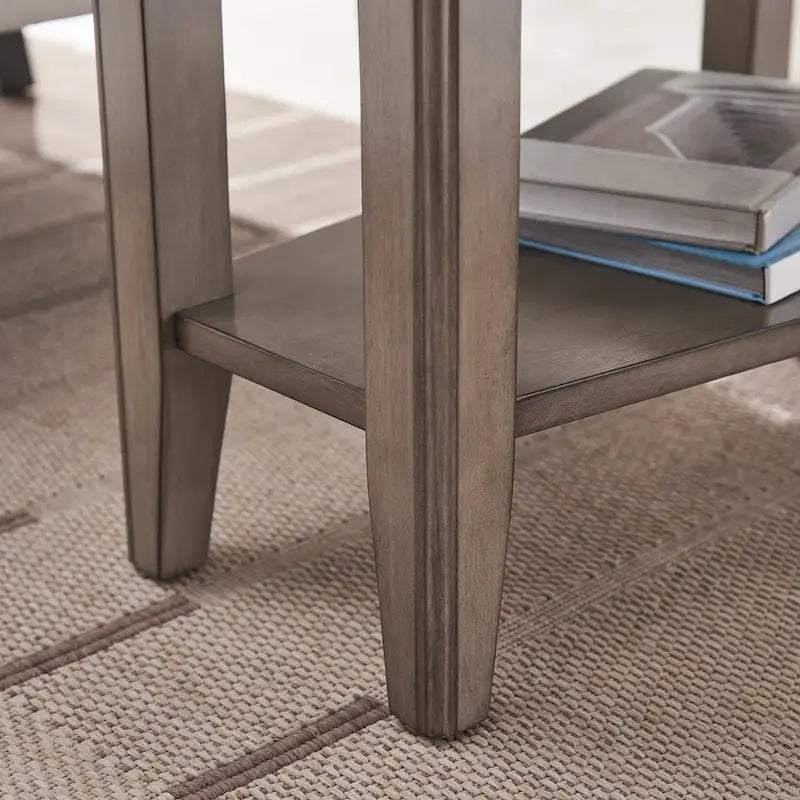 Table d'appoint compensée pour fauteuil inclinable avec étagère de présentation