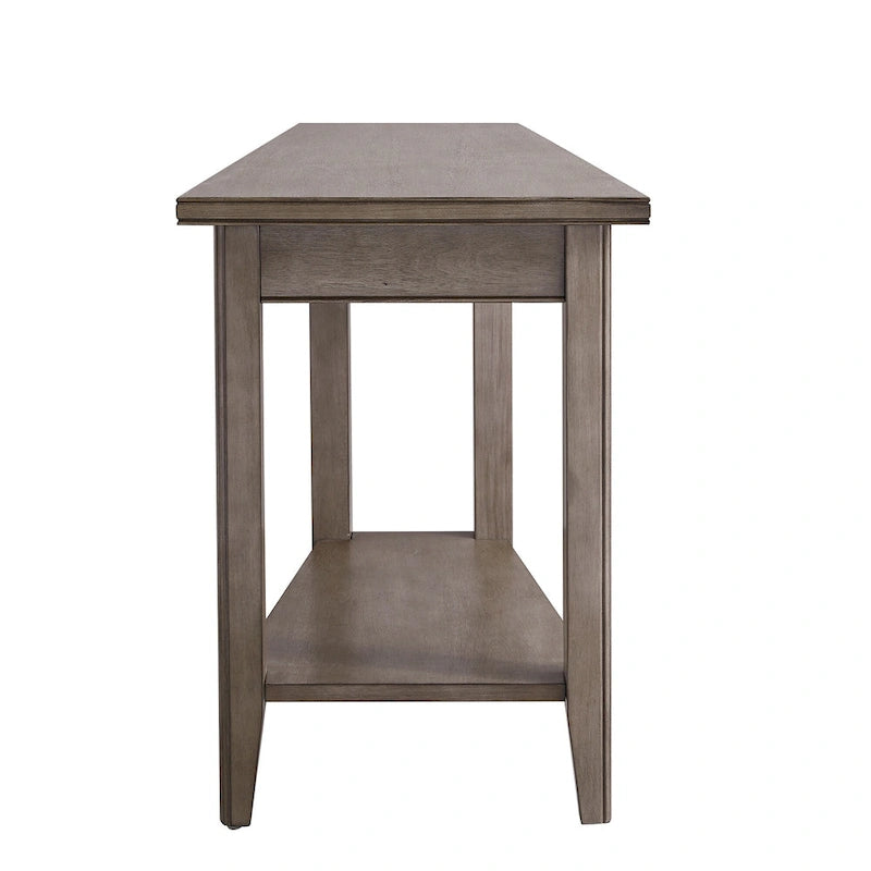 Table d'appoint compensée pour fauteuil inclinable avec étagère de présentation