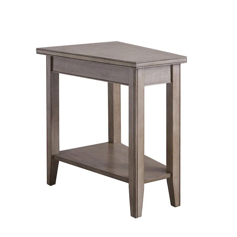 Table d'appoint compensée pour fauteuil inclinable avec étagère de présentation