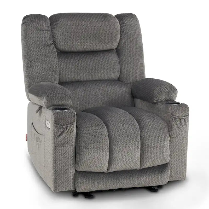 Fauteuil inclinable électrique avec chauffage et massage