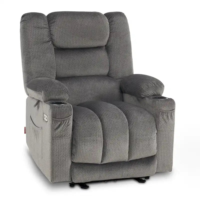 Fauteuil inclinable électrique avec chauffage et massage