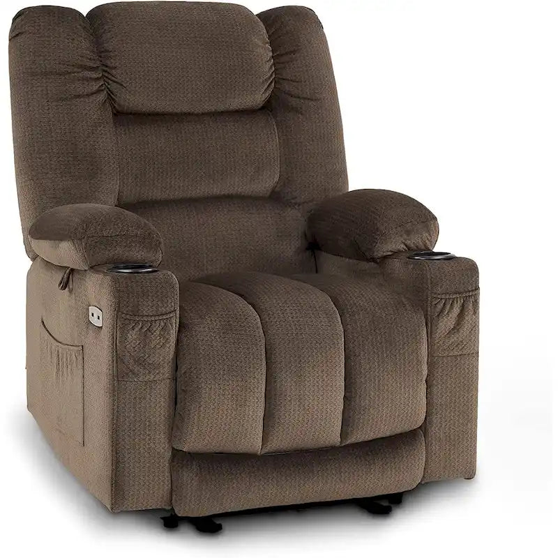 Fauteuil inclinable électrique avec chauffage et massage