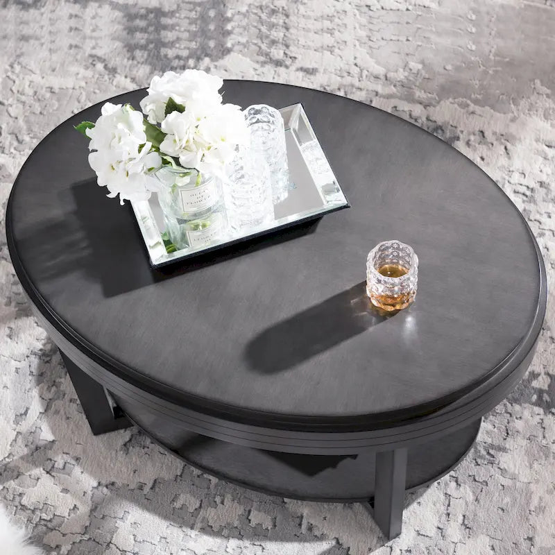 Table basse ovale pour appartement/condo