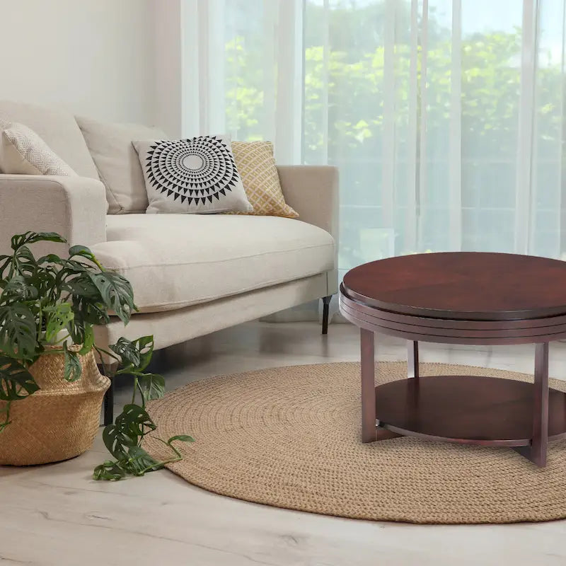 Table basse ovale pour appartement/condo