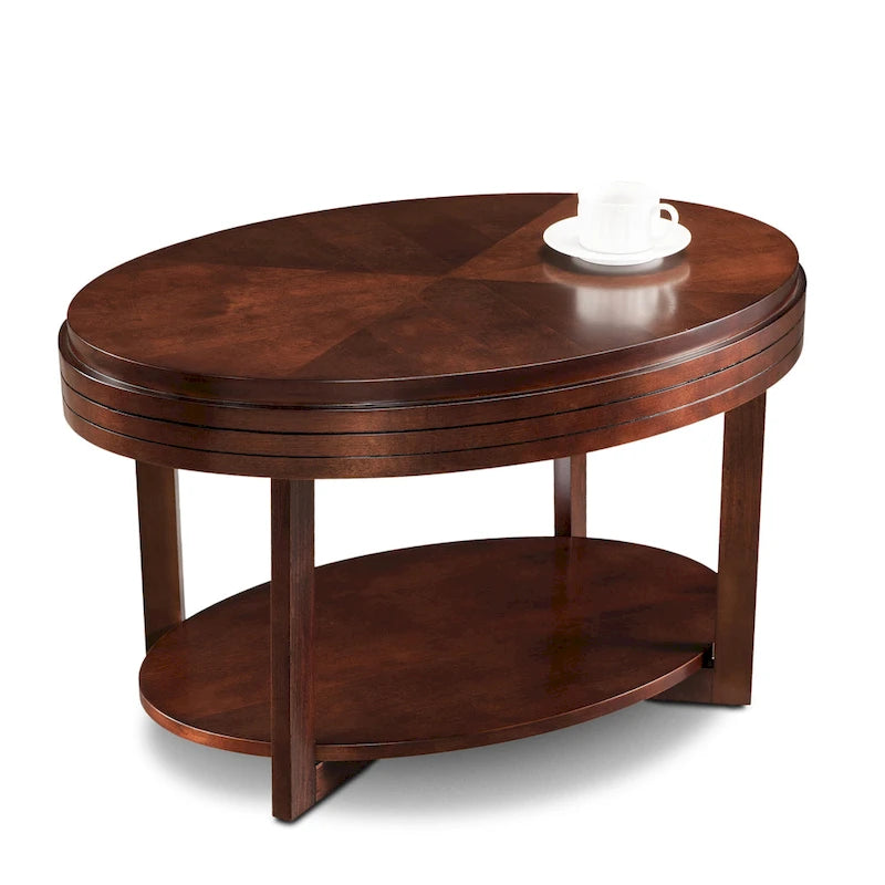Table basse ovale pour appartement/condo