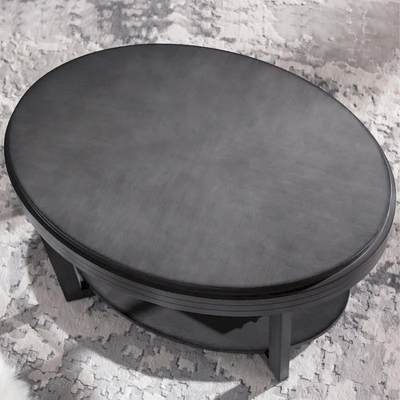 Table basse ovale pour appartement/condo